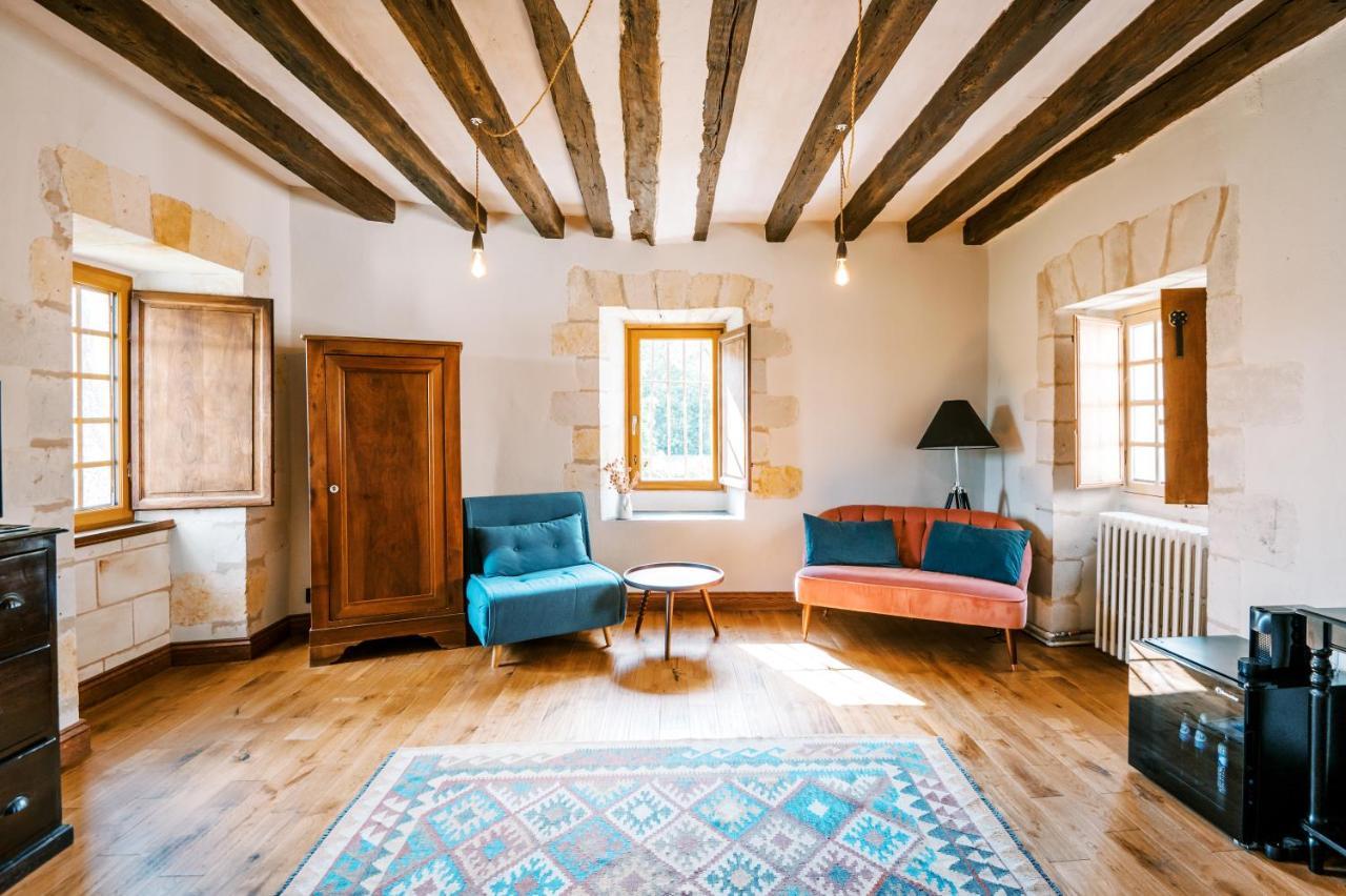 Manoir De Jouralem Bed and Breakfast Blaison Buitenkant foto